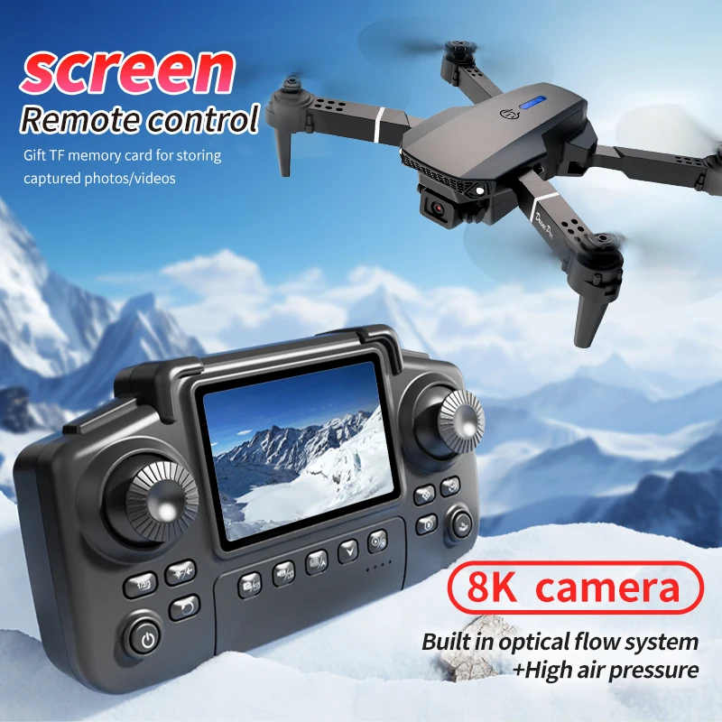 전문가용 E88 PRO 드론, 화면 탑재 8K HD 카 - Drone Camera 4K 리뷰 및 가격