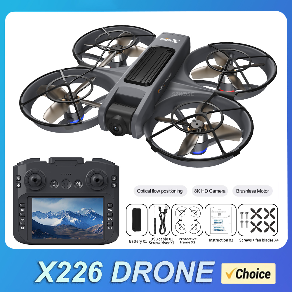 NEW X226 RC 드론 2.4G 5G WIFI 4K - Drone Camera 4K 리뷰 및 가격